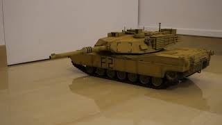 Tamiya 116th scale M1A2 Abrams FullOption RC [upl. by Llerut119]