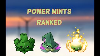 Every Power Mint Ranked From WORST To BEST  Plants VS Zombies 2 [upl. by Anod]