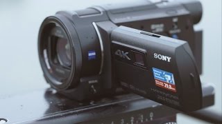 Sony FDRAXP33 4KCamcorder mit Beamer im quotKronequotTest [upl. by Oetomit]