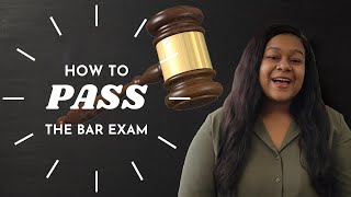 How To Pass The Bar Exam  5 Tips [upl. by Atteynek]