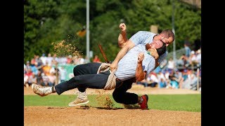 Sensation am Nordwestschweizer Schwingfest Hersche bodigt Aeschbi und feiert ersten Kranzfestsieg [upl. by Hsac]