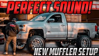 LIFTED Z71 GIVEAWAY GETS CUSTOM EXHAUST [upl. by Alyehc]