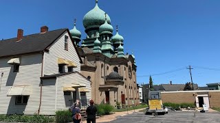 WATCH  Cleveland police block off area near Tremont church after recent fire [upl. by Mendoza41]