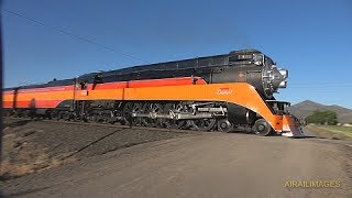 Daylight 4449 Steams to Bend Oregon 24 June 2017  SP 4449 Southern Pacific 484  Airailimages [upl. by Allisurd79]