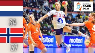 Netherlands vs Norway Handball Womens World Championship Spain 2021 [upl. by Bertine952]