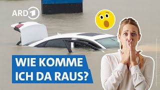 Rettung aus vollgelaufenem Auto  Marktcheck SWR [upl. by Tarfe]