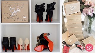 My Louboutin Collection  Luxury Shopping Haul  Sophie Shohet [upl. by Olivette589]