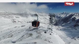 Eisgrat 3SBergbahn Stubaier Gletscher  Bergbahnen Tirol 🚠 [upl. by Nylatsyrk950]