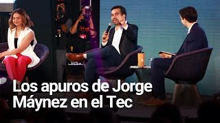 Los apuros de Jorge Máynez en el Tec de Monterrey [upl. by Dinny]