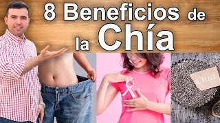 Para Que Sirve La Chía  8 Beneficios y Propiedades Para Adelgazar Belleza y Salud [upl. by Zednanreh]