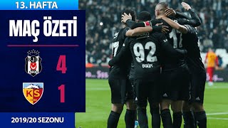 ÖZET Beşiktaş 41 Kayserispor  13 Hafta  201920 [upl. by Kobylak]