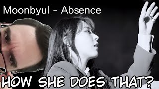 REACTING to MOONBYUL  Absence but the song slays my last few brain cells [upl. by Gassman]