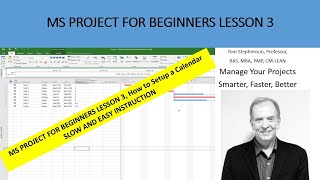 How to setup a calendar and insert holidays in MS Project for beginners [upl. by Gizela17]