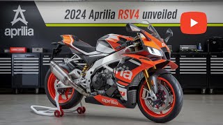 Finally 2024 Aprilia RSV4 Unveiled with new look– The Ultimate Superbike Experience [upl. by Aihseya968]