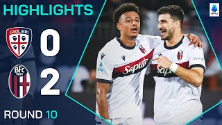 CAGLIARIBOLOGNA 02  HIGHLIGHTS  Orsolini and Odgaard stun Cagliari  Serie A 202425 [upl. by Cal]