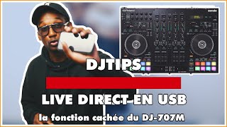 LA FONCTION CACHÉE du DJ707M Comment faire un Live Set avec lUSB et un téléphone [upl. by Corilla902]