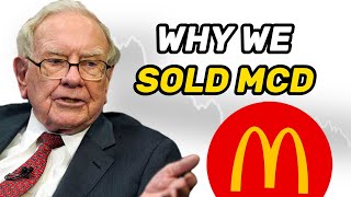 Warren Buffett EXPLAINS WHY HE SOLD McDonalds 🍔🍟 Everything he ever said about the sale 🥤 [upl. by Nairrad]