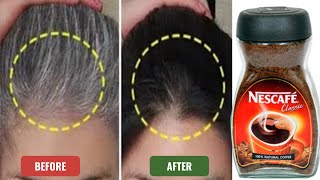 HOW TO DYE YOUR HAIR NATURALLY with coffee  GET SILKY Dark amp GLOSSY HAIR  NaturalBeautyTips [upl. by Thirzia]