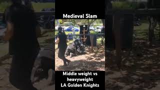 Big Medieval Slam  LA Golden Knights buhurt combat armor fighting mma [upl. by Casi897]