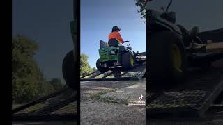 New John Deere Zero Turn z325e🔥johndeere lawncare smallbusiness atlanta [upl. by Katalin370]