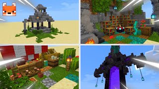 5 DECORAÇÕES PARA VOCÊ CONSTRUIR NO SEU MAPA DE MINECRAFT 1 [upl. by Naylor403]