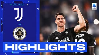 JuventusSpezia 20  Vlahovic and Milik score in Juve win Goals amp Highlights  Serie A 202223 [upl. by Chui]