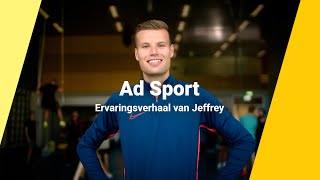 Ad Sport  Jeffrey Ervaringsverhaal [upl. by Ainadi]