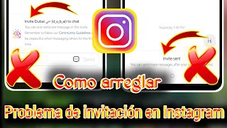 😥 Invitación de Instagram enviada  Problema de invitación enviada de Instagram [upl. by Cohlette588]