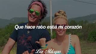 Carlos Vives Shakira  La Bicicleta Letra [upl. by Panayiotis]