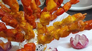 amazing shish tawook recipe شيش طاووق بطريقة مميزة [upl. by Frymire]