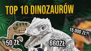 NAJDROŻSZE DINOZAURY W LEGO  TOP 10 NAJDROŻSZYCH DINOZAURÓW [upl. by Ailed467]