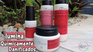 RESENHA NATURA LUMINA QUIMICAMENTE DANIFICADOS  LAIANE LIRA [upl. by Yraek]