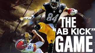 The Game Antonio Brown KICKED Spencer Lanning in the FACE [upl. by Atinaej]