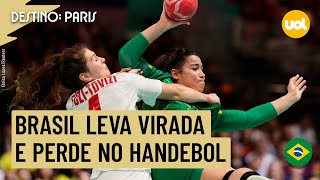 OLIMPÍADAS 2024 BRASIL SOFRE VIRADA NO HANDEBOL EM MINUTOS FINAIS DA PARTIDA CONTRA A HUNGRIA [upl. by Vallie]