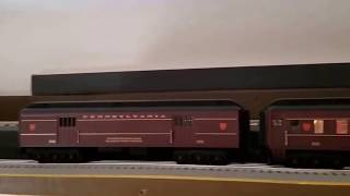 MTH 306200 6201 6202 6203 PRR Madison Passenger Cars [upl. by Battiste972]