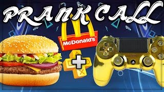 PSN DOWN  MCDONALDS PRANK CALL amp SONY PSN SKIT w Luna [upl. by Goldberg]