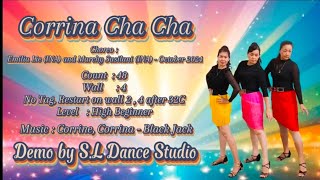 Corrina Cha ChaChoreo  Emilia Lie amp Marchy Susilani INA  Oct 2024Demo by SL Dance Studio [upl. by Rolecnahc]