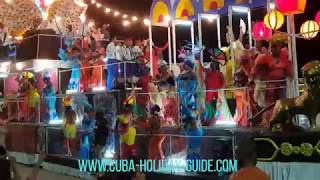 Havana Carnival 2017 in Cuba  the crowd goes wild [upl. by Spense]