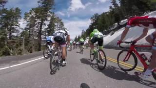 Stage 5  2016 Amgen Tour of California Javier Megias POV [upl. by Anirtak871]