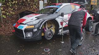 202311 17 WRC Rally Japan after SS2 [upl. by Iroc]