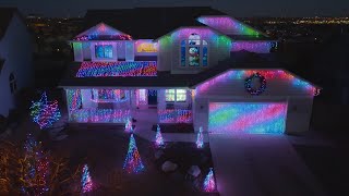 Twinkly House Display Light Show Christmas 2022 [upl. by Eliades]