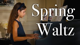 Playing PIANO Spring Waltz Mariage dAmour Chopin [upl. by Dzoba]