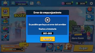 OTRO ERROR EN STUMBLEGUYS NO PUEDO JUGAR NADA stumbleguys SGCC gaming [upl. by Arocahs26]