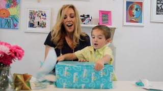 Pampers Easy Ups Unboxing With My Toddler PampersEasyUps [upl. by Llewxam487]