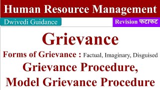 Grievance Grievance Handling Procedure in HRM Model Grievance Procedure Grievance Procedure [upl. by Yelsha423]