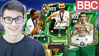 Я ВОССТАНОВИЛ ЛЕГЕНДАРНОЕ ТРИO RONALDO BENZEMA и BALE в ИГРЕ FC MOBILE [upl. by Ynes]