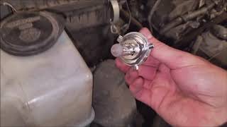 Toyota Tacoma Headlight Bulb Replacement [upl. by Euqininod472]