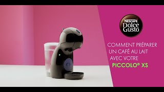 Préparer un CAFÉ AU LAIT avec votre PICCOLO® XS  NESCAFÉ® DOLCE GUSTO® by KRUPS® [upl. by Elnora]