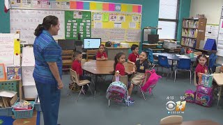 First School Bell Of The Year Rings For Dallas ISD Students [upl. by Hanley]