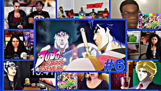 JoJo’s Bizarre Adventure Episode 6 Reaction Mashup [upl. by Nwahsek]